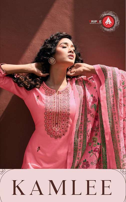 Buy Kamlee Triple Aaa Designer Jam Silk Salwar Suit
